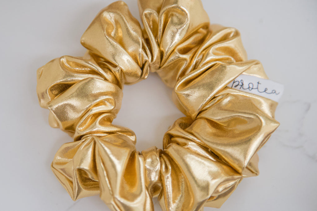 Golden Bell Scrunchie